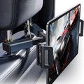 VESANY雙臂伸縮 360度超穩固後座平板支架 汽車用後排頭枕椅背iPad手機架 Switch通用 摺疊隱藏車架