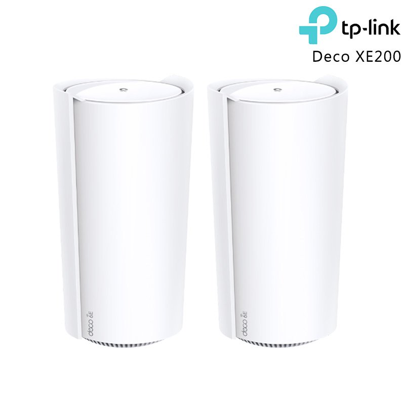 TP-LINK Deco XE200 AXE11000 完整家庭 Mesh Wi-Fi 6E 路由器 2入組