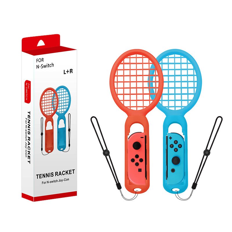 iPlay Switch NS 網球拍配件 適用於遊戲 紅藍雙色款 瑪利歐網球 王牌高手 現貨供應