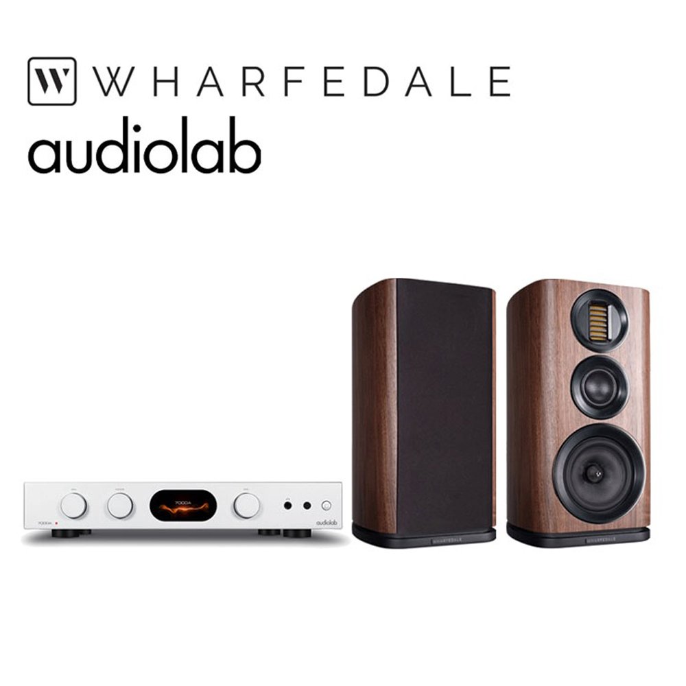 Audiolab 7000A DAC綜合擴大機 + Wharfedale 英國 EVO 4.2 喇叭【公司貨保固】