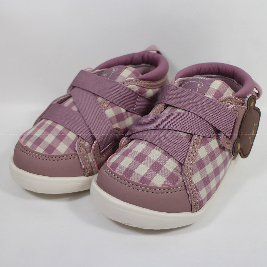 (E9) IFME 日本機能童鞋 Light輕量 護踝 學步鞋 IF20-383201 咖啡紫 嬰兒鞋 [陽光樂活]