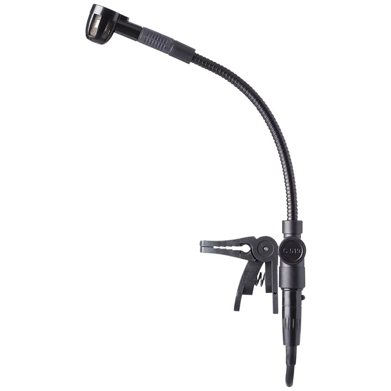 AKG C519M 鵝頸電容式樂器麥克風/心型指向/管樂提琴用/含轉接線/原廠公司貨