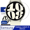 Araree 三星 Galaxy Watch 4/5/6 (40mm) 強化玻璃保護貼(2片裝)