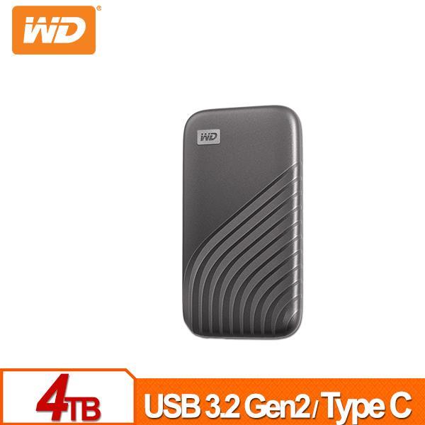 WD My Passport SSD 4TB(灰) 外接式SSD(2020)