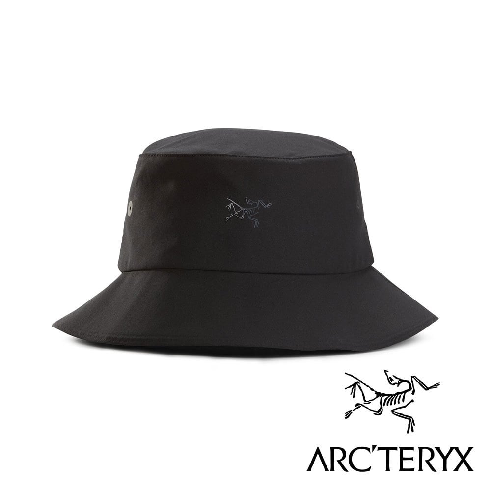 【Arc'teryx 始祖鳥】Sinsolo抗UV遮陽帽-S/M『黑』L07790900 戶外 露營 登山 健行 休閒 時尚 抗UV 遮陽帽