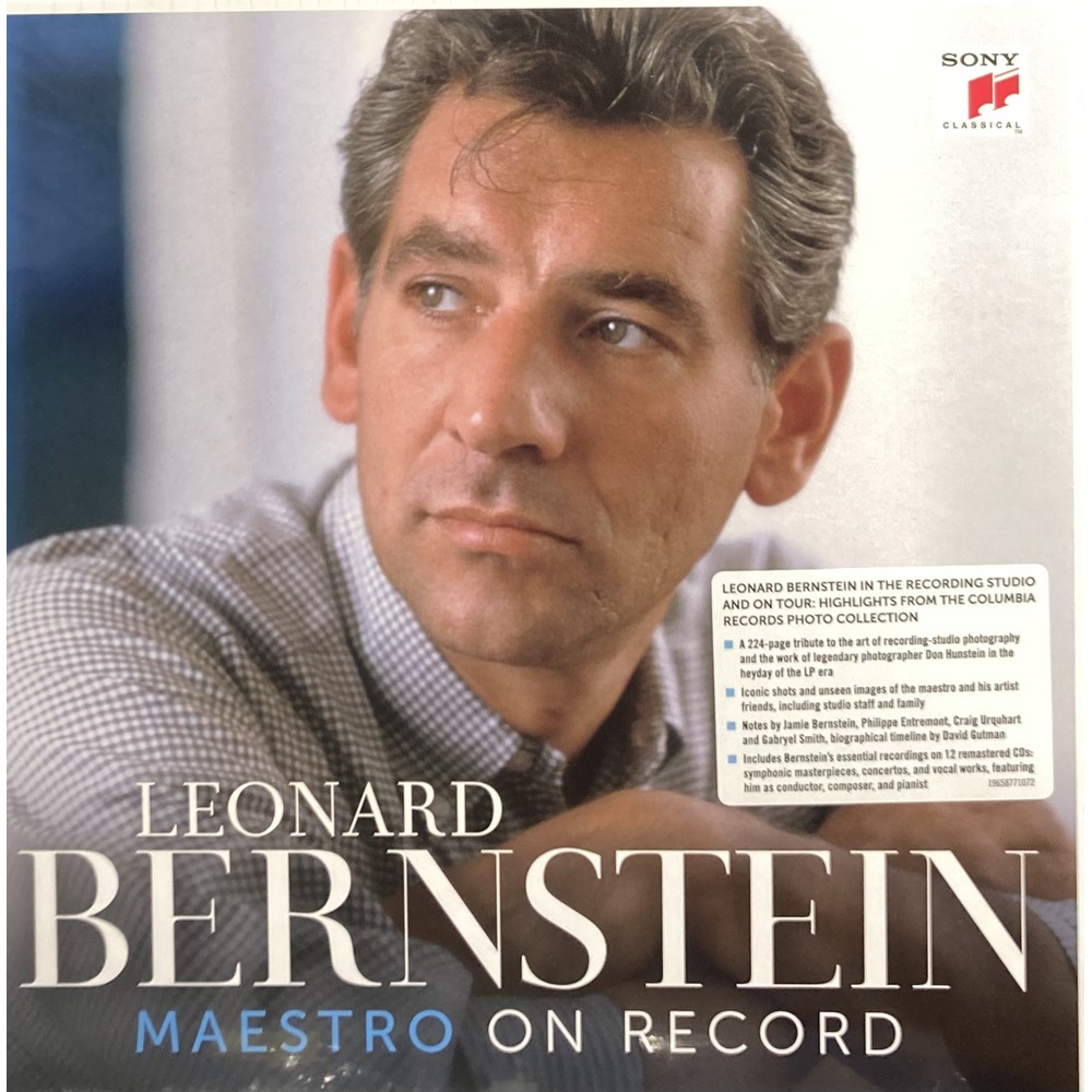 (SONY)伯恩斯坦 – 唱片界的音樂大師 Leonard Bernstein - Maestro on Record (12CD+200頁寫真/解說書)