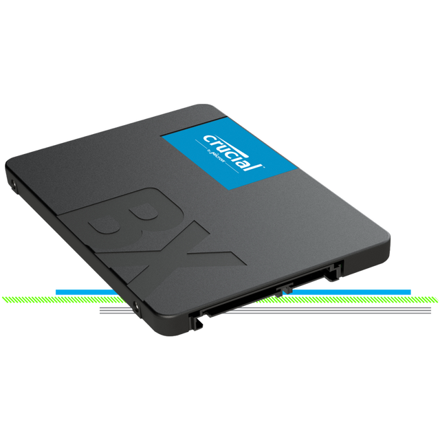 美光Crucial BX500 500B 3D NAND SATA 2.5吋 固態硬碟