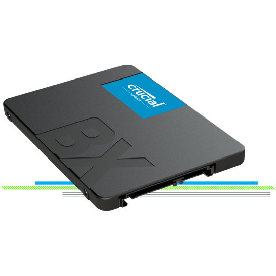美光Crucial BX500 240GB 3D NAND SATA 2.5吋 固態硬碟