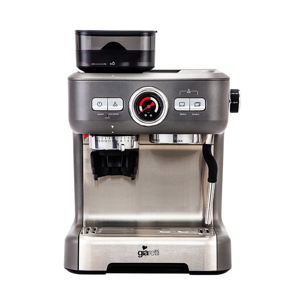 ~✬啡苑雅號✬~【義大利Giaretti 珈樂堤】咖啡大師的專屬咖啡機 經典義式磨豆濃縮咖啡機 GL-5700 爵士灰