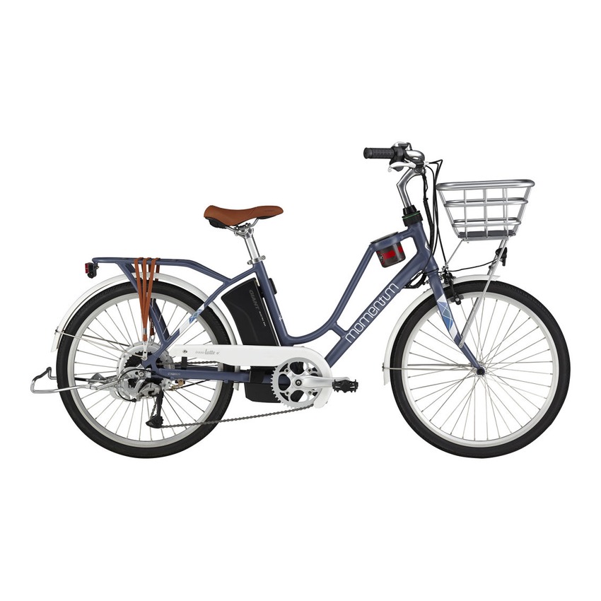 GIANT Momentum Latte E+ 都會休閒電動自行車-藍