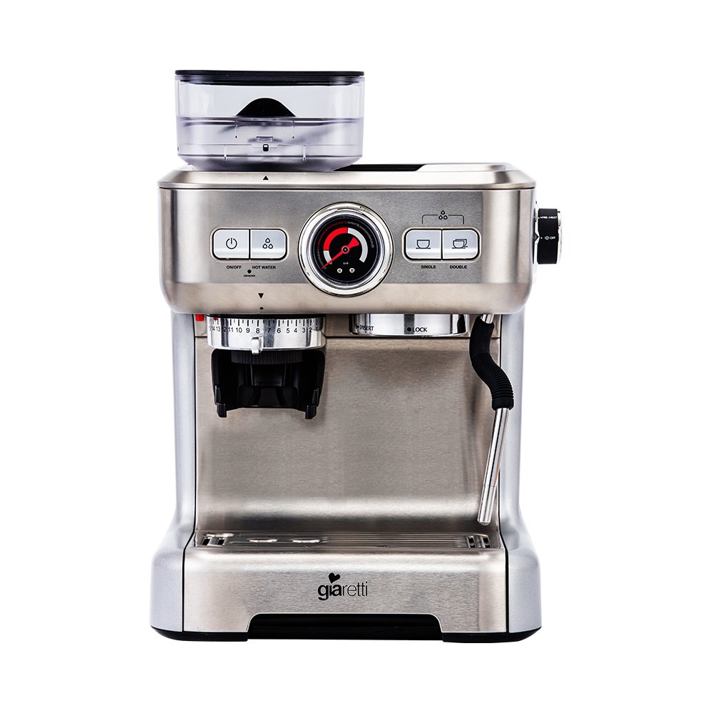 ~✬啡苑雅號✬~【義大利Giaretti 珈樂堤】咖啡大師的專屬咖啡機 經典義式磨豆濃縮咖啡機 GL-5700 冰川銀