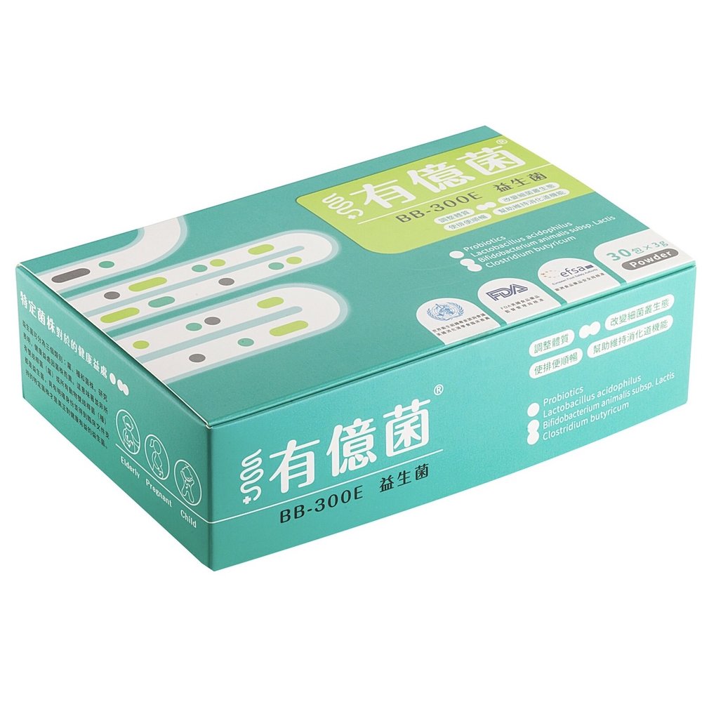 有億菌BB-300E益生菌粉 30包(盒)*6盒