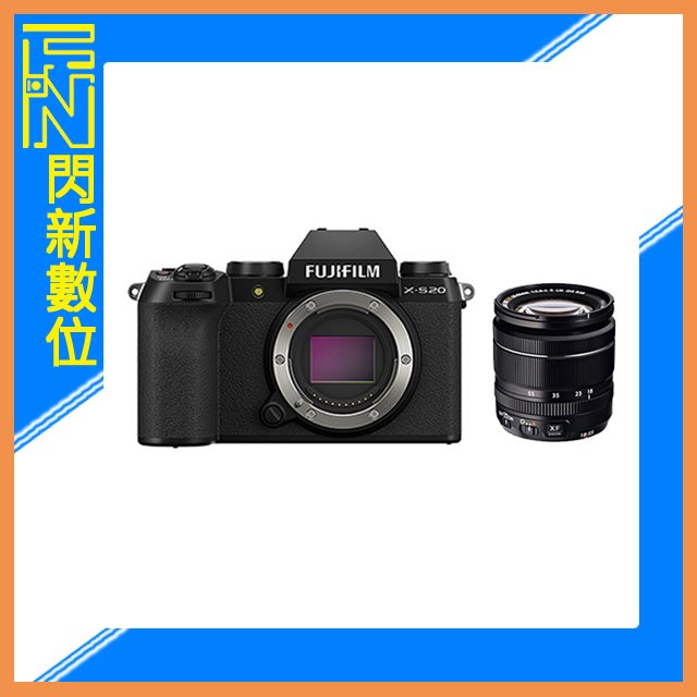 ★閃新★現貨!Fujifilm 富士 X-S20 +18-55mm F2.8-4 單鏡組(XS20 1855，公司貨)