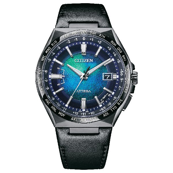 CITIZEN星辰錶 CB0215-18L 千彩之海限定款鈦金屬光動能時尚腕錶 42.5mm