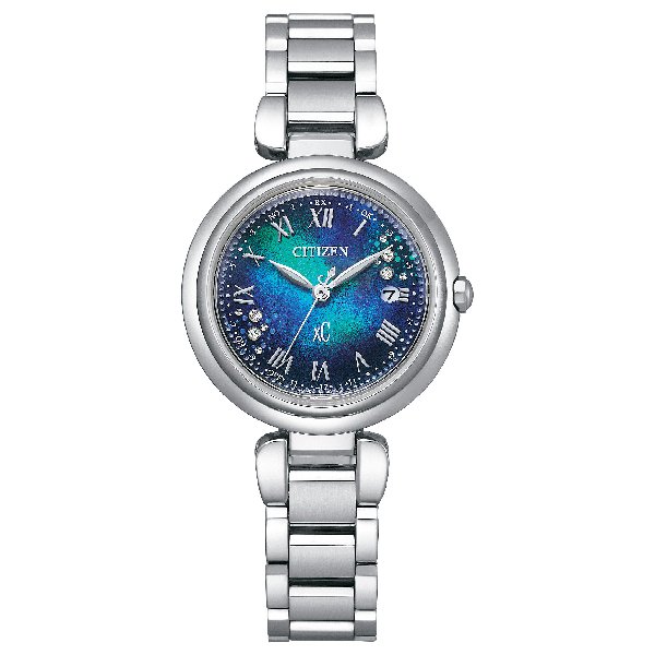 CITIZEN星辰錶 ES9460-61L千彩之海限定款女士鈦金屬光動能時尚腕錶 29mm