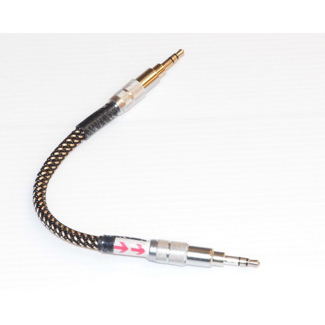 志達電子 CAB072MK2(大力揚碳纖維3.5MM) 音頻線 德國 銀銅混編線 適用於MP3及隨身耳擴 適合樂器 AUX 對錄線