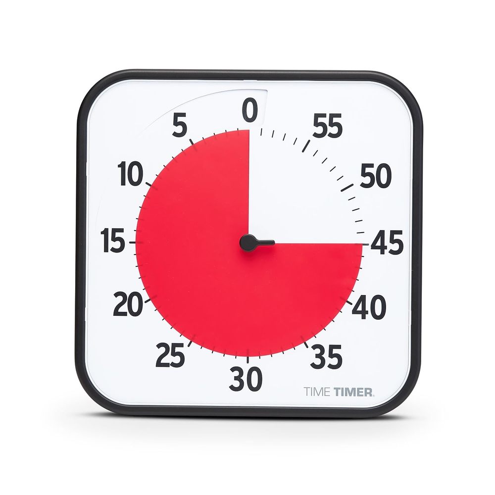 [3美國直購] Time Timer 12吋 教育版 視覺倒數計時器 60分鐘定時器 含書寫小卡_CC1