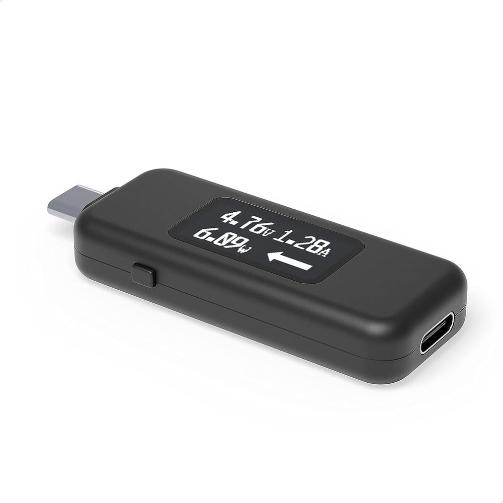 [4美國直購] Plugable USB-C 電流檢測器 USBC-VAMETER3 手機 充電器 平板電腦 48V (4.5V-50V)