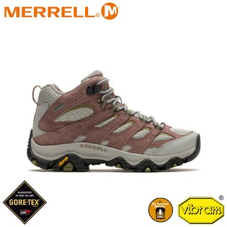 【MERRELL 美國 女 MOAB 3 MID GORE-TEX中筒防水登山鞋《玫瑰》】 ML037496/越野健行鞋