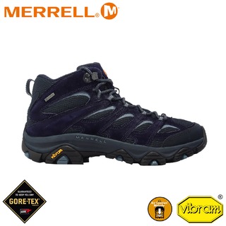 【MERRELL 美國 男 MOAB 3 MID GORE-TEX中筒防水登山鞋《深藍》】 ML037733/越野鞋