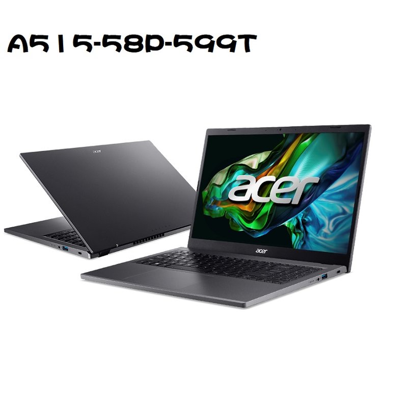 米特3C數位–Acer A515-58P-599T 灰(i5-1335U/8G/512G/15.6吋/FHD/W11)輕薄筆電