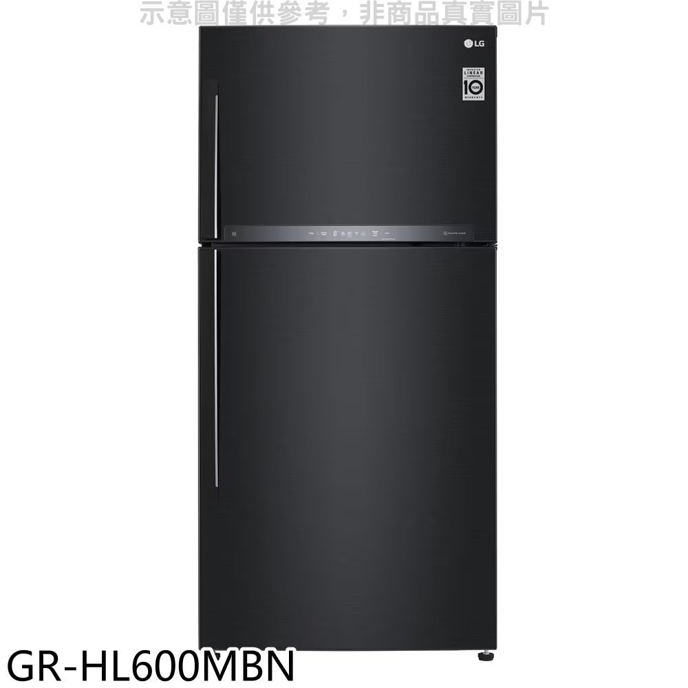 《可議價》LG樂金【GR-HL600MBN】608公升與雙門變頻冰箱(含標準安裝)