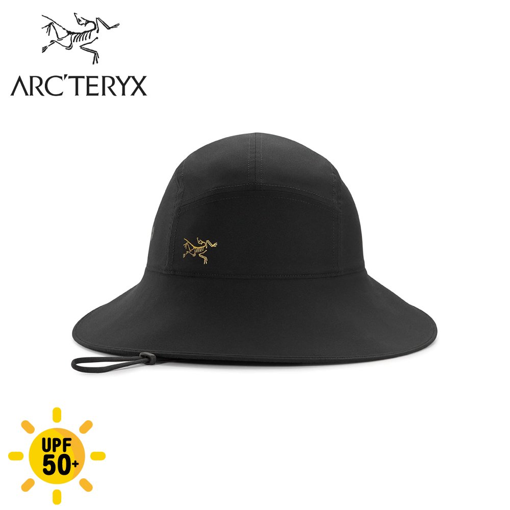【ARC''TERYX 始祖鳥 Sinsola 抗UV遮陽帽《24K黑》】X000005114/防曬帽/圓盤帽/漁夫帽