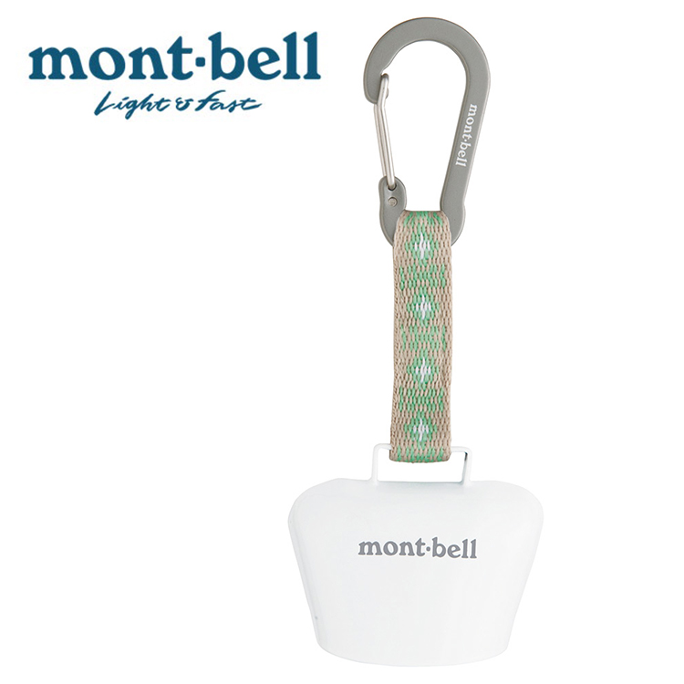 mont-bell 日本】Trekking Bell Square 牟鈴/熊鈴鉤環白色(1124847-WT 