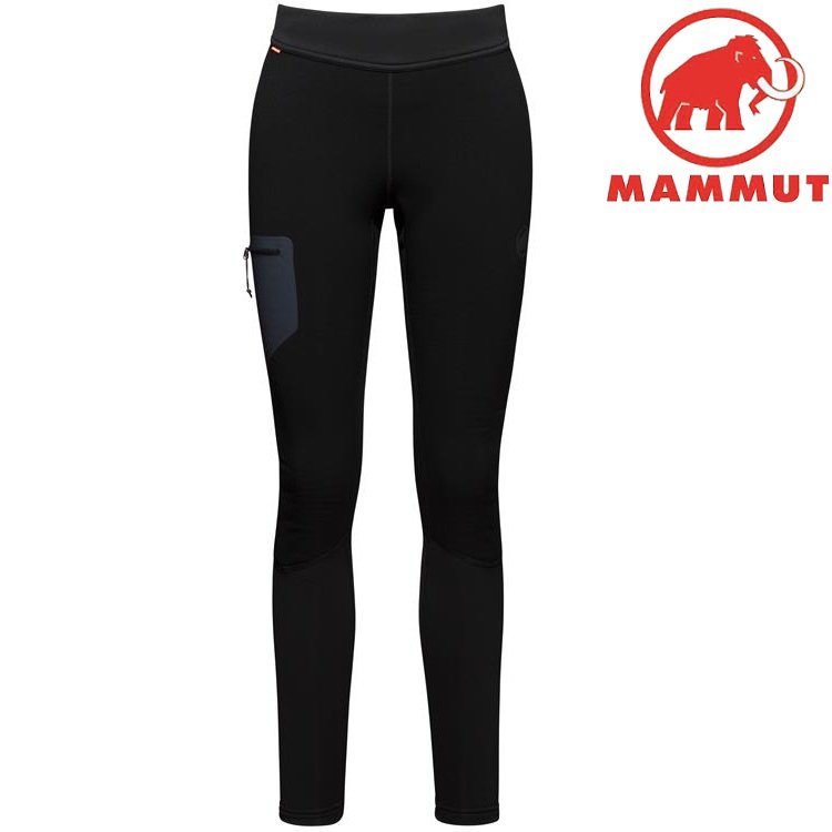 Mammut 長毛象 Aconcagua ML Tights 女款 保暖緊身褲 Power Stretch刷毛褲 1022-00223 0001 黑