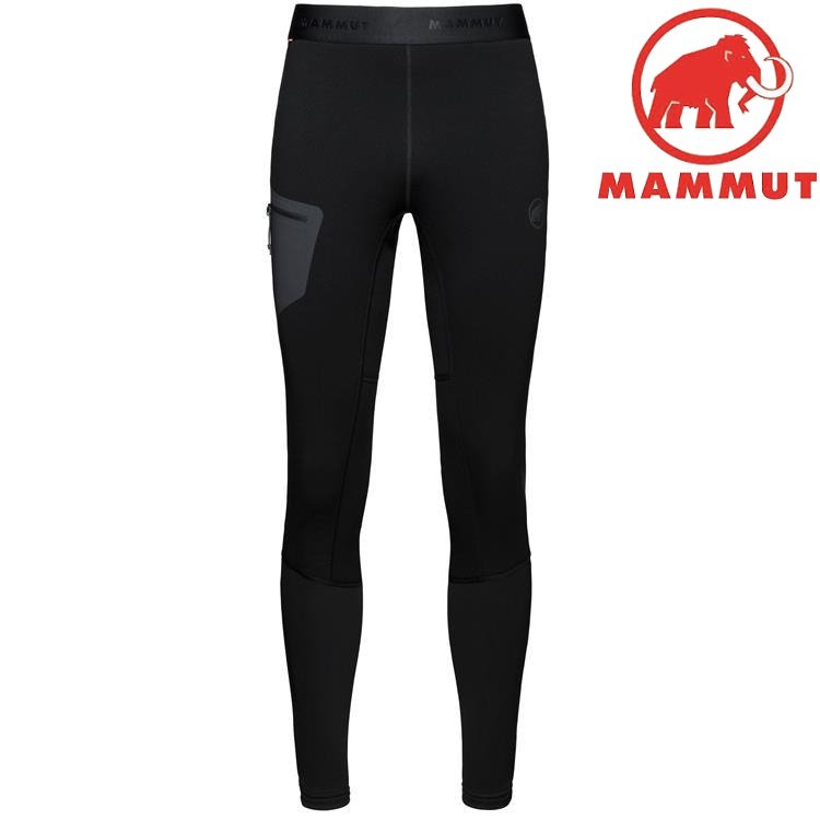 Mammut 長毛象 Aconcagua ML Tights 男款 保暖緊身褲 Power Stretch刷毛褲 1022-00213 0001 黑