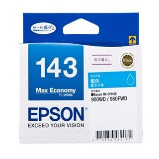 EPSON 原廠藍色墨水匣 T143250 適用 ME820WD/WF3521/ME960FWD/ME940FW/ME900WD/WF7011