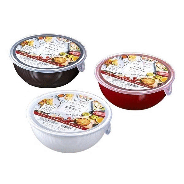 【NAKAYA】可微波 餐碗型保鮮盒 便當盒 (方/圓)_不挑色出貨