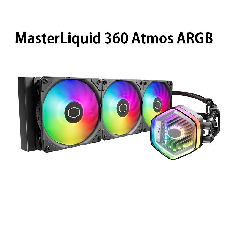 米特3C數位–酷碼 MasterLiquid 360 Atmos ARGB一體式水冷/MLX-D36M-A25PZ-R1