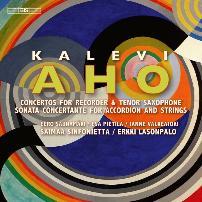 阿侯:給直笛,高音薩克斯風,手風琴協奏曲作品 塞馬小交響樂團 Saimaa Sinfonietta / Aho: Concertante Works (BIS)