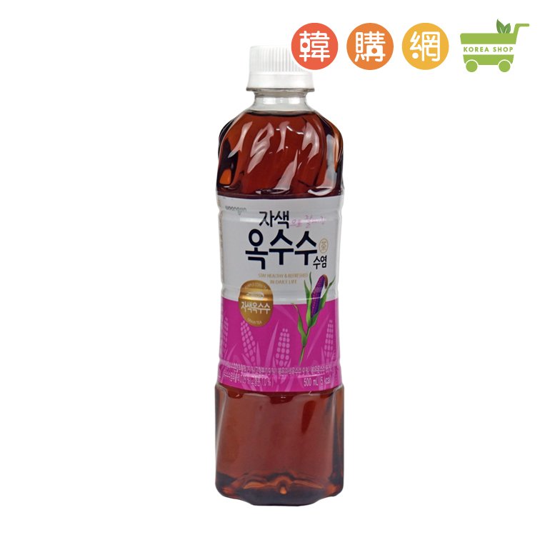 韓國WOONGJIN熊津紫玉米鬚茶500ml(2024.06.22有效)【韓購網】