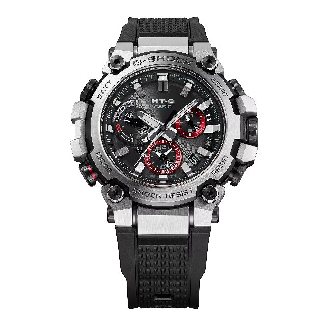 CASIO 卡西歐 MTG-B3000-1A創新美感雙核心防護時尚腕錶 50.9mm
