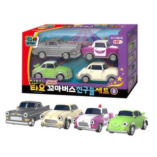 韓國 TAYO 魔法小車4件組 TT09094