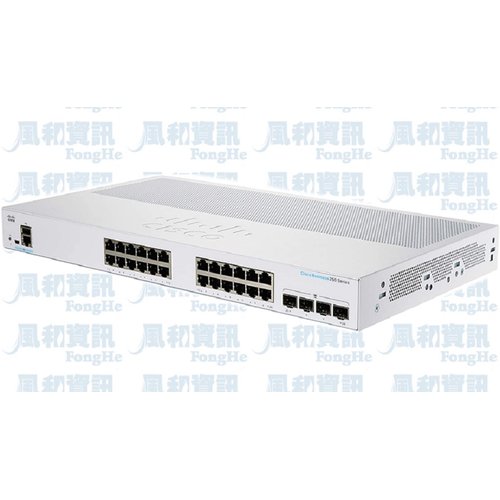 思科 Cisco CBS250-24T-4G-TW 24埠智慧網管型交換器