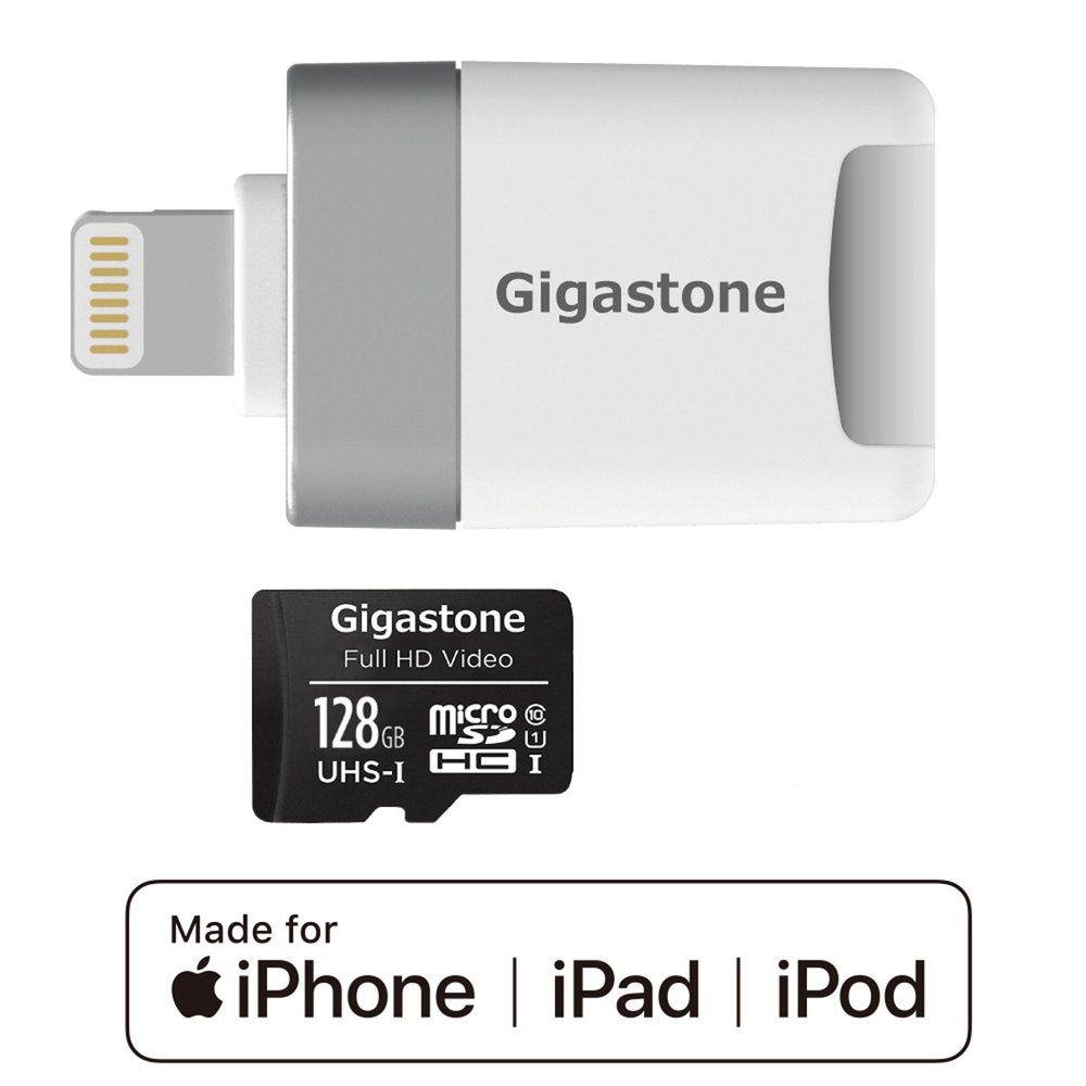【1768購物網】GIGASTONE CR-8610讀卡機+MicroSD128G記憶卡 料號：CRGI-852598