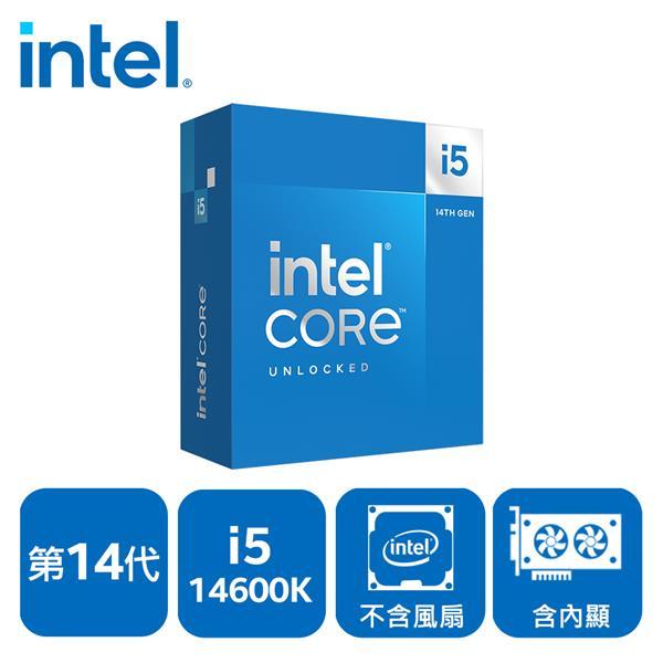 (聊聊享優惠) INTEL 盒裝Core i5-14600K (台灣本島免運費)