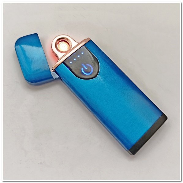 USB充電打火機 觸控感應打火機 防風雙面點煙 觸控點菸器 防風打火機 電力顯示 雙面點菸 防風