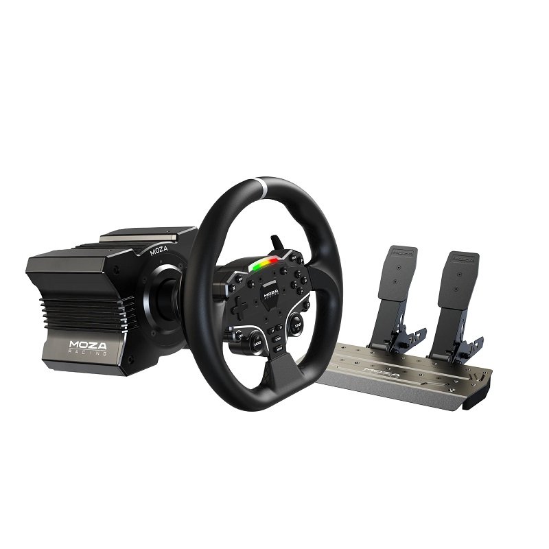 米特3C數位–MOZA 魔爪 R5賽車模擬器套裝(雙踏板)/RS20