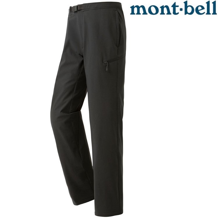 Mont-Bell Thermal O.D.男款 軟殼長褲/休閒褲 1105699 BK 黑