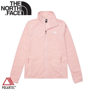 【The North Face 女 可套式刷毛保暖外套《粉紅》】81SR/保暖立領抓絨外套/休閒外套