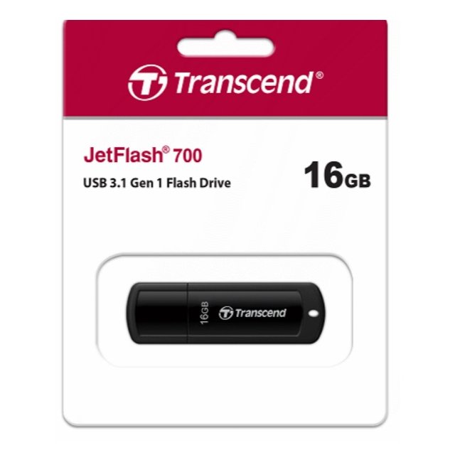 【1768購物網】TRANSCEND JetFlash700 16GB 創見 隨身碟(黑) (精技) TS16GJF700 (JF700)