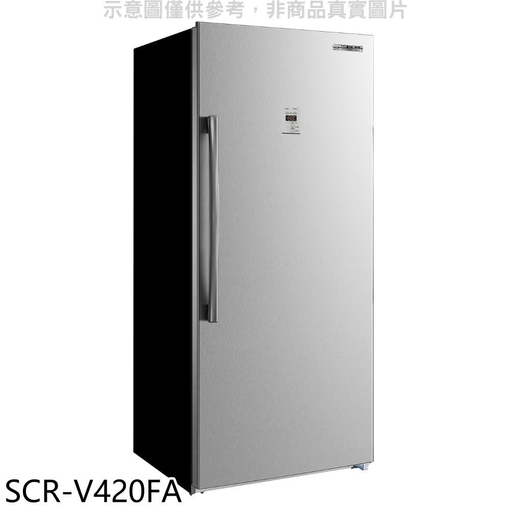 《可議價》SANLUX台灣三洋【SCR-V420FA】410公升無霜變頻冷凍櫃