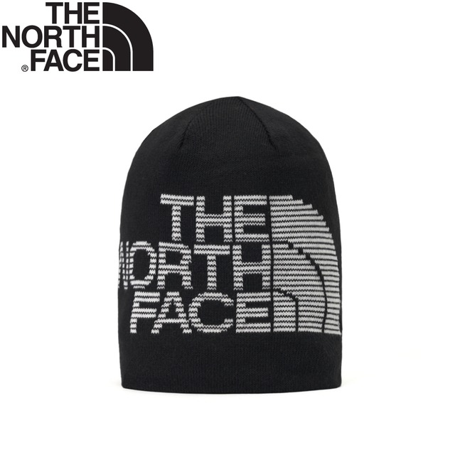 【The North Face 保暖雙面毛帽《黑/白》】7WLA/針織帽/保暖帽/雙面/男女