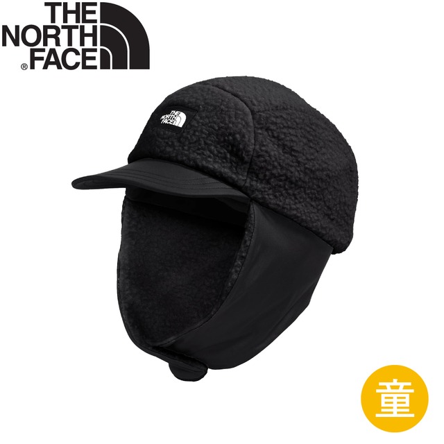 【The North Face 童 保暖毛帽《黑》】7RIR/針織帽/保暖帽/兒童
