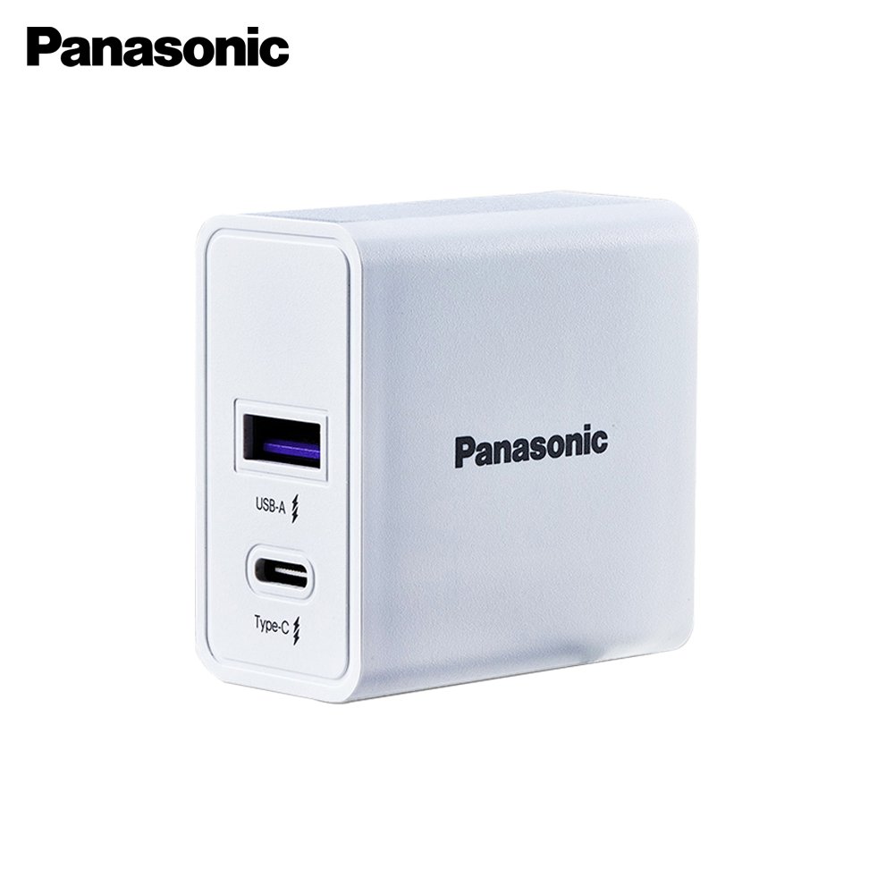 【旭益汽車百貨】Panasonic國際牌 電源供應器(白)30W USB-A＋TYPE-C