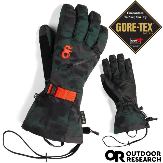 【Outdoor Research】男 Revolution II Gore-Tex Gloves 防水透氣保暖手套(可觸控).可調手圍/GTX防風止滑/OR300015-2532 樹林迷彩